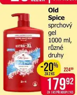 Teta Old Spice sprchový gel 1000 ml, různé druhy nabídka