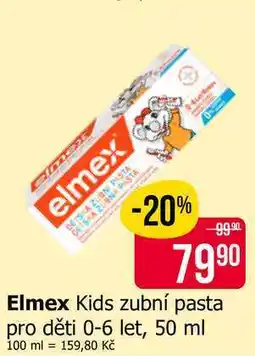 Teta Elmex Kids zubní pasta pro děti 0-6 let nabídka