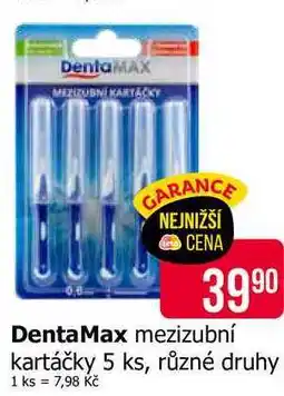 Teta DentaMax mezizubní kartáčky 5 ks, různé druhy nabídka