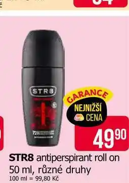 Teta STR8 antiperspirant roll on 50 ml, různé druhy nabídka