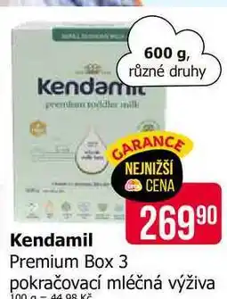 Teta Kendamil Premium Box 3 pokračovací mléčná výživa nabídka