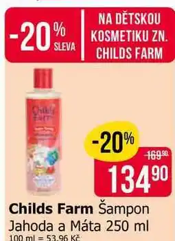 Teta Childs Farm Šampon Jahoda a Máta nabídka