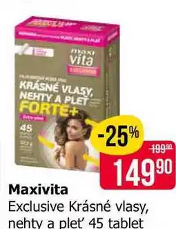 Teta Maxivita Exclusive Krásné vlasy, nehty a pleť 45 tablet nabídka