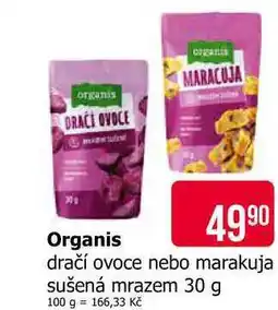 Teta Organis dračí ovoce nebo marakuja sušená mrazem nabídka