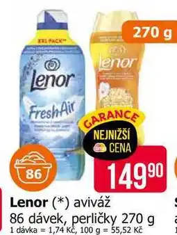 Teta Lenor aviváž 86 dávek nabídka