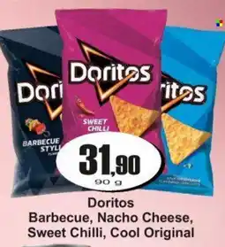 Adam Doritos Barbecue, Nacho Cheese, Sweet Chilli, Cool Original nabídka