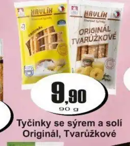Adam Tyčinky se sýrem a solí Originál, Tvarůžkové nabídka