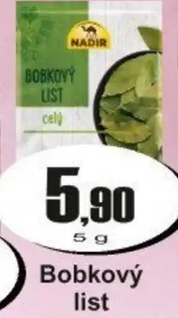 Adam NADIR Bobkový list nabídka