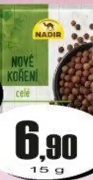 Adam NADIR Nové koření celé nabídka