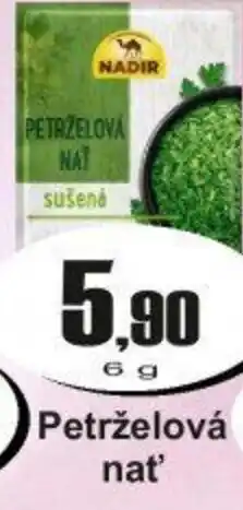 Adam NADIR Petrželová nať' nabídka