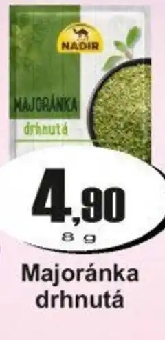 Adam NADIR Majoránka drhnutá nabídka