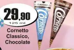 Adam Cornetto Classico, Chocolate nabídka