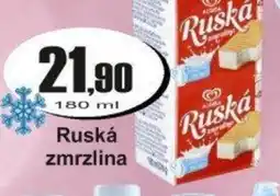 Adam Ruská zmrzlina nabídka