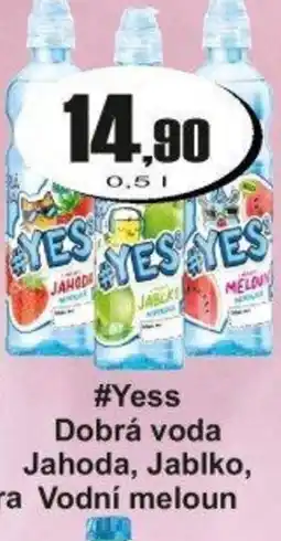 Adam #Yess Dobrá voda Jahoda, Jablko, Vodní meloun nabídka