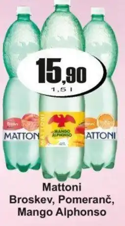 Adam Mattoni Broskev, Pomeranč, Mango Alphonso nabídka