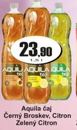 Adam Aquila čaj Černý Broskev, Citron Zelený Citron nabídka