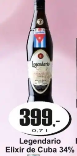 Adam Legendario Elixir de Cuba 34% nabídka