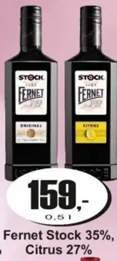 Adam Fernet Stock 35%, Citrus 27% nabídka