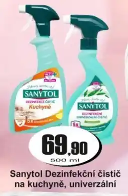 Adam Sanytol Dezinfekční čistič na kuchyně, univerzální nabídka