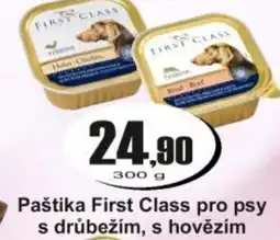 Adam Paštika First Class pro psy s drůbežím, s hovězím nabídka