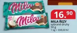 Potraviny CZ Mila řezy nabídka