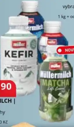 Potraviny CZ Müllermilch / Kefír nabídka