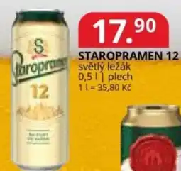 Potraviny CZ Staropramen 12 nabídka