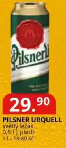 Potraviny CZ Pilsner Urquell nabídka