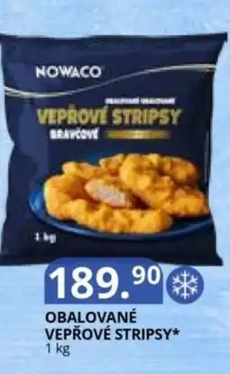 Potraviny CZ NOWACO Obalované vepřové stripsy nabídka