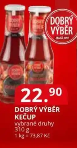 Potraviny CZ Dobrý Výběr kečup nabídka
