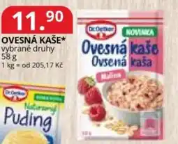 Potraviny CZ Ovesná kaše nabídka