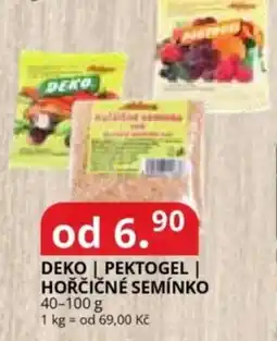 Potraviny CZ Deko pektogel | Hořčičné semínko nabídka