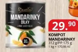 Potraviny CZ Kompot mandarinky nabídka