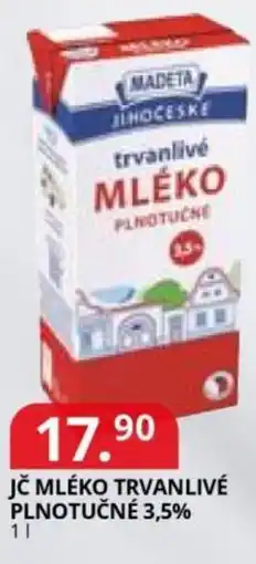 Potraviny CZ MADETA Jč mléko trvanlivé plnotučné 3,5% nabídka