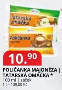 Potraviny CZ Poličanka majonéza/ tatarská omáčka nabídka