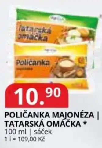 Potraviny CZ Poličanka majonéza/ tatarská omáčka nabídka