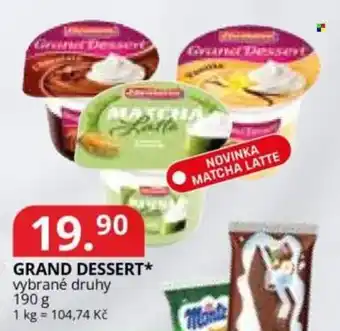 Potraviny CZ Grand dessert nabídka