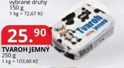 Potraviny CZ Tvaroh jemný nabídka