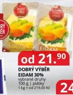 Potraviny CZ Dobrý Výběr eidam 30% nabídka