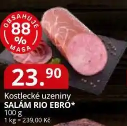 Potraviny CZ Kostlecké uzeniny Salám rio ebro nabídka