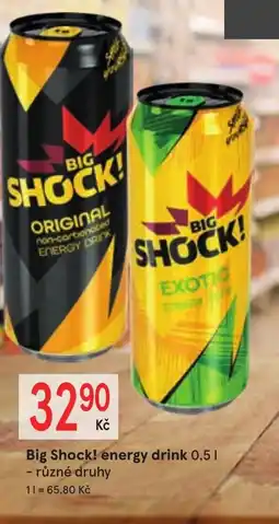 Žabka Big Shock! energy drink nabídka