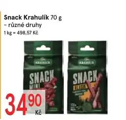 Žabka Snack Krahulík nabídka