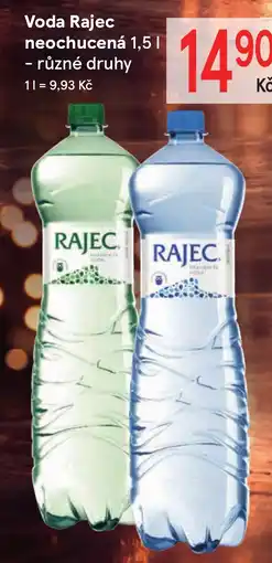 Žabka Voda Rajec neochucená nabídka