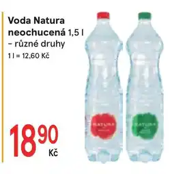 Žabka Voda Natura neochucená nabídka