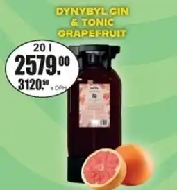 Adam Dynybyl gin & tonic grapefruit nabídka