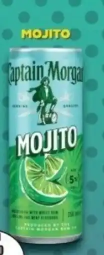 Adam Captain Morgan mojito nabídka