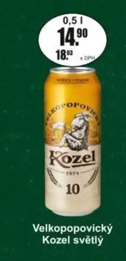Adam Velkopopovický Kozel světlý nabídka