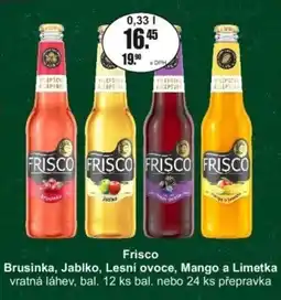 Adam Frisco Brusinka, Jablko, Lesní ovoce, Mango a Limetka nabídka