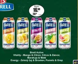Adam Birell Active Vitality - Mango & Citron, Citrus & Zázvor, Marakuja & Maté nabídka