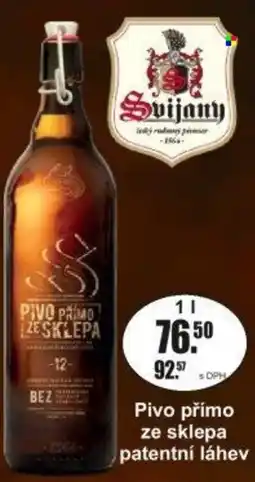 Adam Pivo přímo ze sklepa patentní láhev nabídka